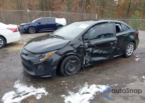 2021 Toyota Corolla Le z USA, uszkodzony, nr VIN 5YFEPMAE7MP225501